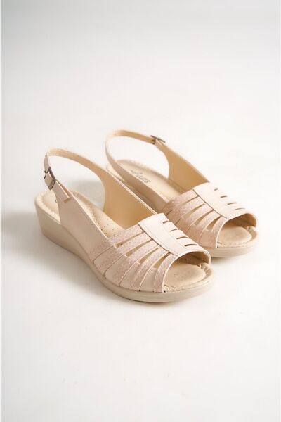 YADE MODA Kadın Full Ortapedik Içi Pedli Anne Sandaleti