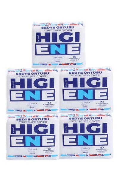 DISPOSABLE1 P&M HIGIENE Tek Kullanımlık Lastikli Sedye Örtüsü 250 Adet 80x240 Cm