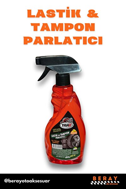 TRAX Lastik ve Tampon Parlatıcı - Sünger Hediyeli