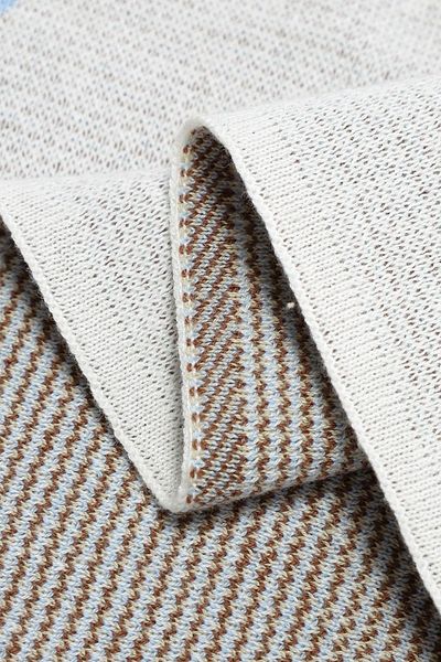 Battani.Co Knitwear Knitted Baby Blanket for Baby Girl and Boy Ecru Snail 85cm X85Cm