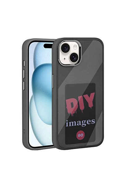 Başkenttekno iPhone 15 Kılıf Ekranı YansıtanAkıllı NFC Kapak