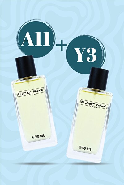Frederic Patric A-11 50 ML Erkek Parfüm + Y-3 50 ML Erkek Parfümü Seti