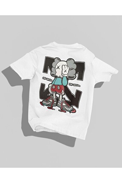 Nulivez Off White Tasarımı Sırt Baskılı Yüksek Kalite Kompakt Unisex Oversize...