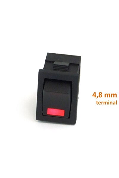 Maflen Aç/kapa 1/0 Çıt/çıt 12v Kare Ledli Anahtar Tip12-s3211 1 Adet