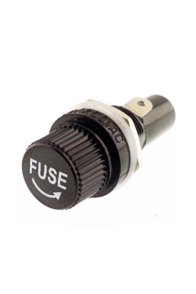 Maflen Cam Sigorta Yuvası Vidalı Tip 5x20mm Sigorta Uyumlu-s1644 1 Adet