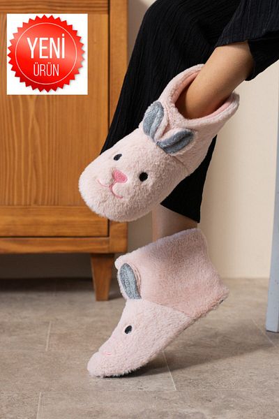 STOCON Animal Figured Γυναικείες Παντόφλες - Rabbit Home Boots