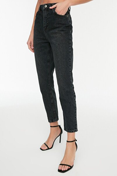 DRC trend Black Mom Lycra High Waist Denim Jeans