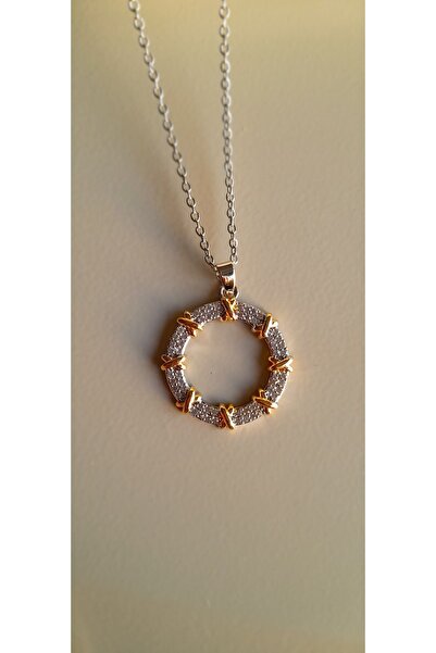 Opia JEWELRY Gold Xoxo Steel Silver Necklace