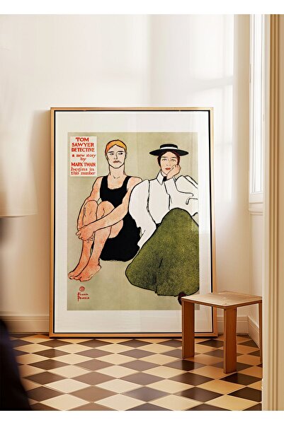 ARTHOUSECOLLECTIVE Edward Penfield - Două femei în scaun - Poster fără cadru ...