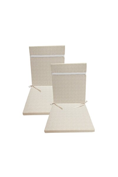 GÜLLÜCE HOME 2'li Sünger Dolgulu*(40 X 87 X 3 CM)*fermuarlı*arkalıklı*sandaly...