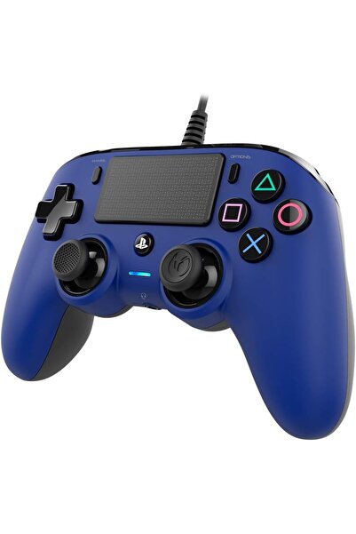 Nacon Wired Compact Controller for PlayStation 4 - Blue