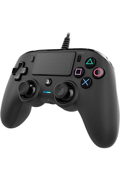Nacon Wired Compact Controller for PlayStation 4 - Black