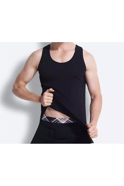 QKK Ανδρικό εσώρουχο 5 τεμαχίων Lycra μαύρο βαμβακερό - Q.U.O1.K.0K.A0.K.6O.T.A5