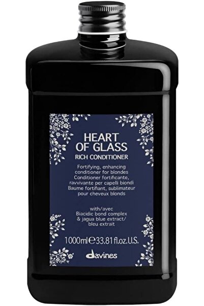 Davines Vegan Heart Of Glass Rich Conditioner Güçlendirici Mor Saç Kremi 1000...
