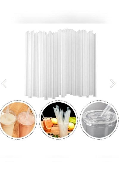 Ethex Bubble Tea Straw 100pcs 22 Cm Thick Straw