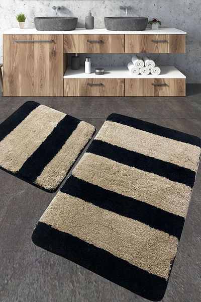 Chilai Home Ontale Set of 2 - Bathroom Acrylic with Washable and Non-Slip Base