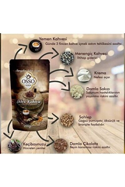 OSSO KAHVE Osso 200 Gr X 24'lü Set Dibek Kahvesi (1 Koli)