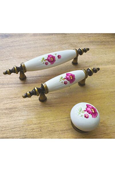 Karan Porselen Düğme Porselen Mobilya Çekmece Vestiyer Mutfak Dolap Kulbu