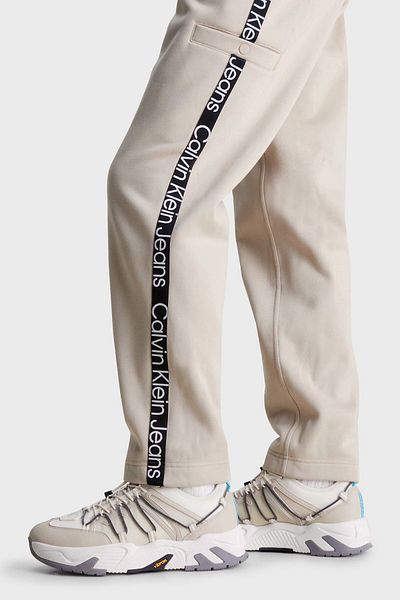 Calvin Klein Logo Taped Relaxed Fit Jogger Pants J30J324376PED Men's TROUSERS J30J324376PED