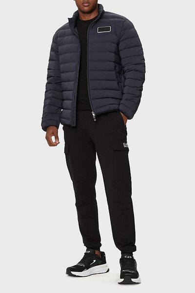 EA7 Men's Puffer Jacket - 100% Down, Padded, PNHAZ 1562