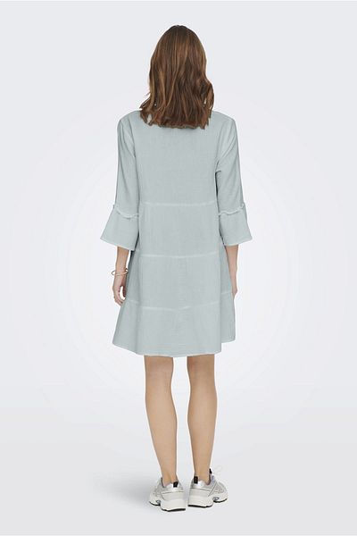 ONLY Μίνι φόρεμα Onlthyra V-Neck - Οργανικό βαμβάκι, κανονική εφαρμογή DRESS 15267999