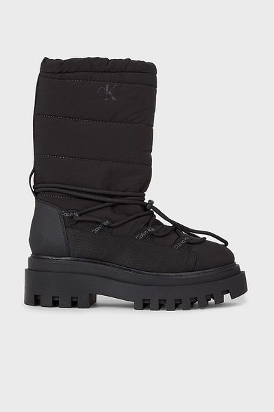 Calvin Klein Waterproof Flat Shape Snow Boots with Logo YW0YW011460GT SNOW BOOTS YW0YW01146 0GT