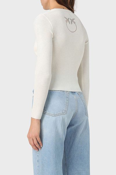 PİNKO Pinko Wool Slim Fit Buttoned V-Neck Cardigan102018 A18M Z12