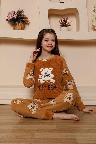 Akbeniz Σετ πιτζάμες WelSoft Fleece για κορίτσια - 20522