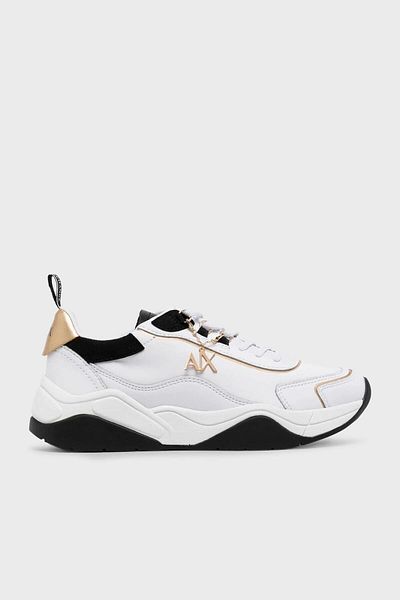 Armani Exchange حذاء بنعل سميك بشعار Xdx104 Xv580 S037