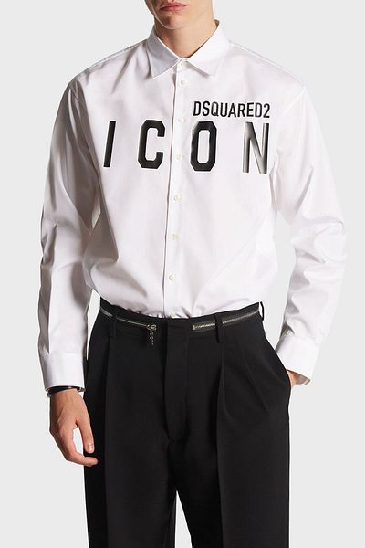 DSquared2 Men's Regular Fit Cotton Shirt - S79DL0026 S36275 100
