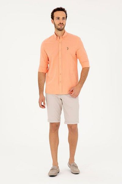 U.S. Polo Assn. U.S. Polo pánské Slim Fit Bermuda – Bavlna G081SZ0311827649