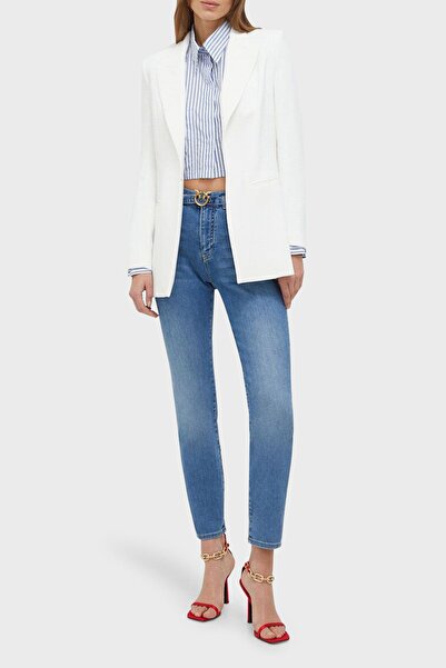 PİNKO Πουκάμισο Pinko ριγέ βαμβακερό πουκάμισο Crop 103060 Α1ΟΜΖΕ5