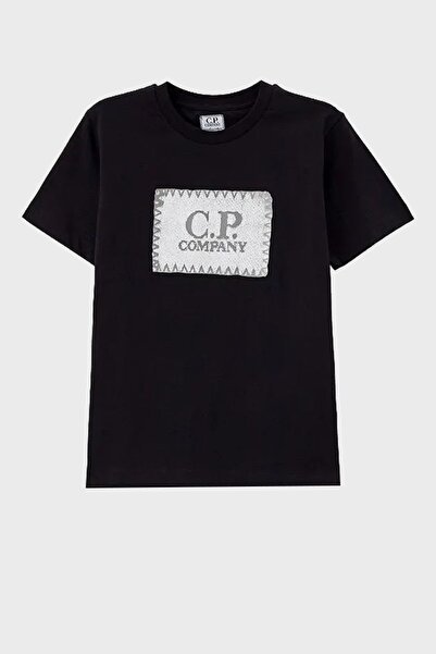 C.P. COMPANY Παιδικό μπλουζάκι Cotton Crew Neck T SHIRT 10CKTS054 005792 W 999