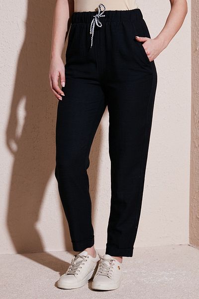 Fashion Friends Cotton Relaxed Fit Trousers PANTS 24Y0250K1