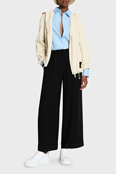 Armani Exchange High Waist Relaxed Fit Wide Leg Trousers PANT 3DYP31 YN1QZ 1200