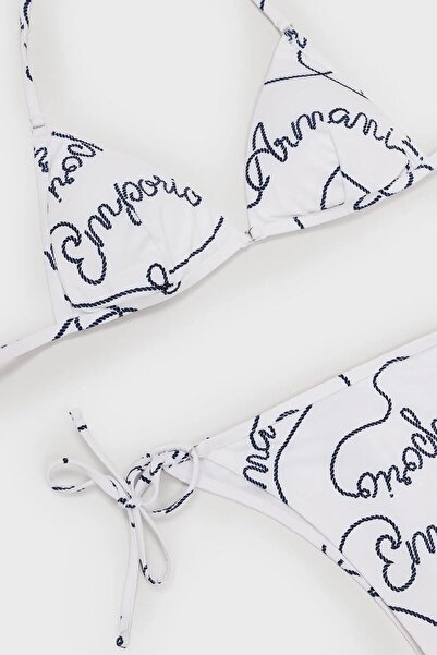 Emporio Armani Μπικίνι με μοτίβο Halter Ελαφρώς γεμιστό τρίγωνο μπικίνι 262671 3R310 10410