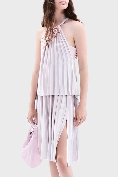 Emporio Armani Pleated Halter Ball TOP 3D2KT3 2M18Z 0327
