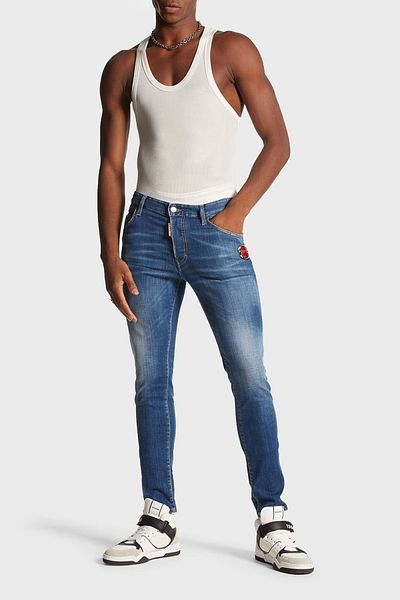 DSquared2 Men's Skinny Fit Stretch Cotton Jeans - S74lb1471 S30342 470