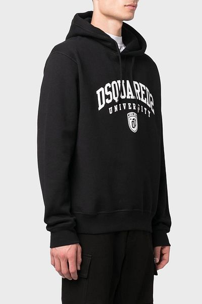 DSquared2 Men's Hooded Cotton Sweat - Relaxed Fit S74GU0744 S25516 900