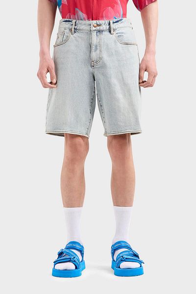 Armani Exchange J65 Pantaloni scurti din denim pentru bărbați SHORT 3DZJ65 Z1XLZ 25EU