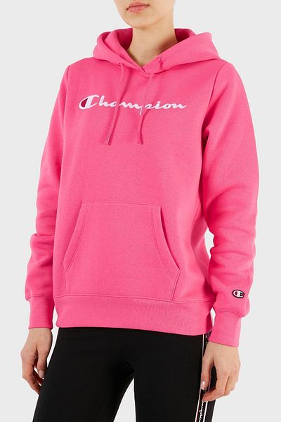 Hot pink champion hoodie store