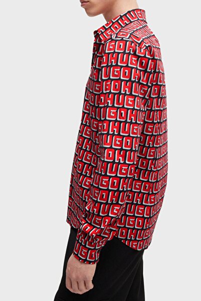 HUGO Pamuklu Slim Fit Gömlek Erkek GÖMLEK 50519638 693