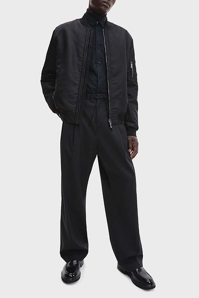 Calvin Klein Relaxed Fit College Collar Bomber Coat Men's Coat K10k109907 Beh 1
