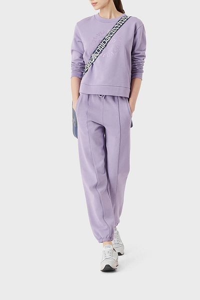Emporio Armani Pantaloni de jogging cu buzunare cu talie elastică Pantaloni de damă 6l2p7b 2j49z 0831