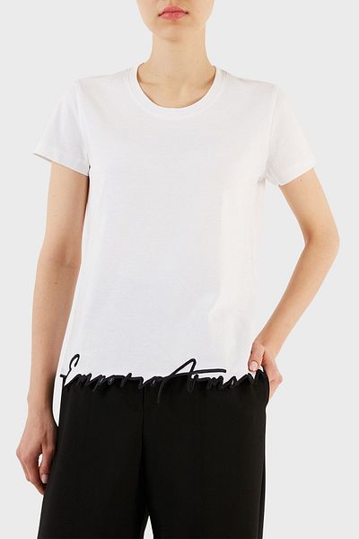 Emporio Armani Cotton Regular Fit Crew Neck T Shirt T SHIRT 6R2T7M 2J4EZ 0100