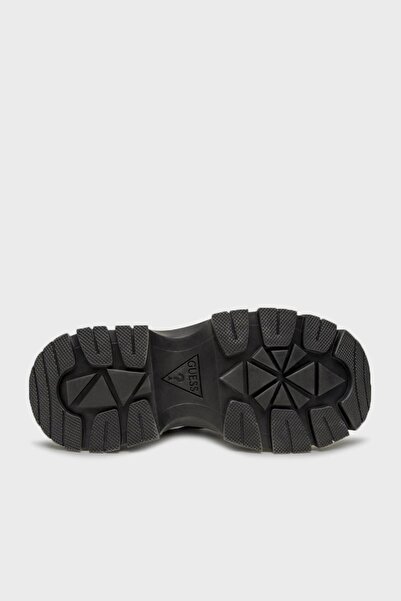 Guess Braydın Kalın Taban Sneaker Ayakkabı Ayakkabı Fl8byd Smf12 Blkbr