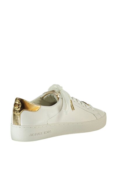Michael Kors Women's White-Gold Sneakers 43S5IRFS2L