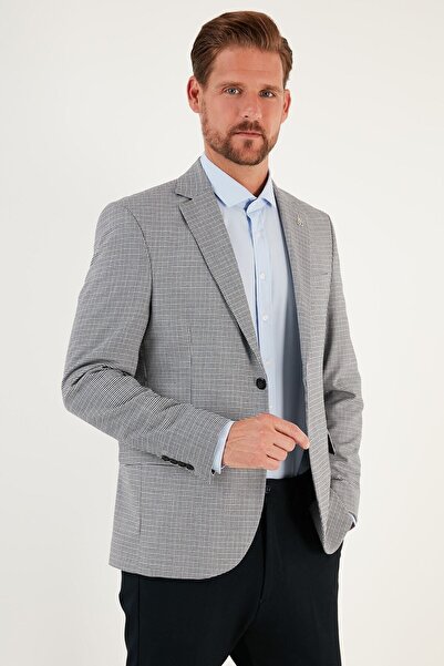 Buratti 6 Drop Double Slit Classic Blazer Comfort Fit Jacket Men's Jacket 216martinelli