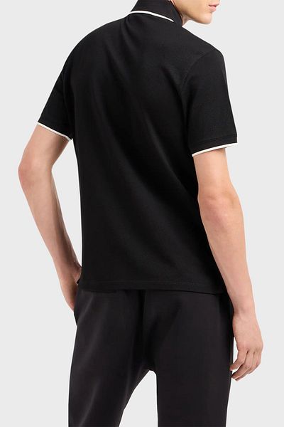 Emporio Armani Ανδρικό μπλουζάκι με λαιμόκοψη πόλο - 100% βαμβάκι, TSHIRT POLO COLLAR 6D1F65 1JTKZ 00B9
