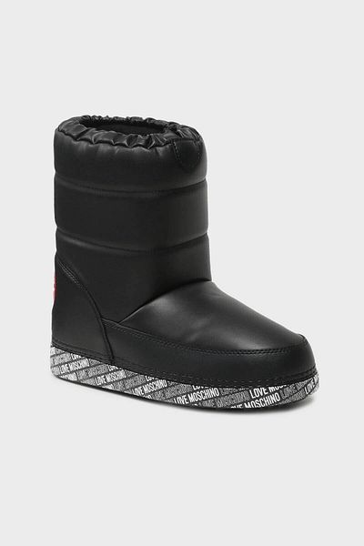 Love Moschino Water Resistant Logo Drawstring Snow Boots SNOW BOOTS JA24142G1HIT400A